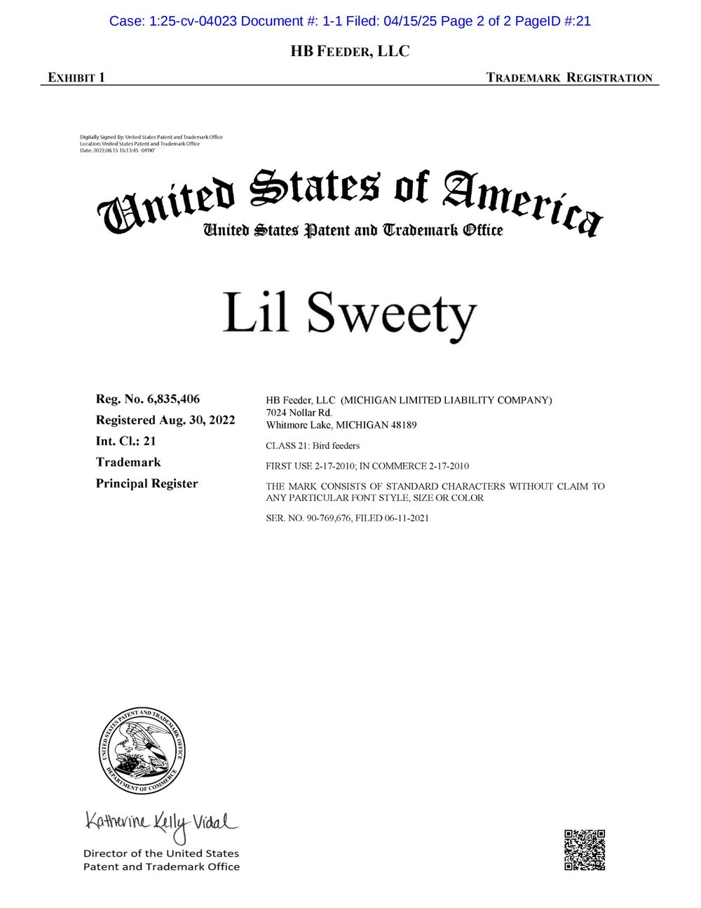 0001-001. (04-15-2025) Exhibit 1_00