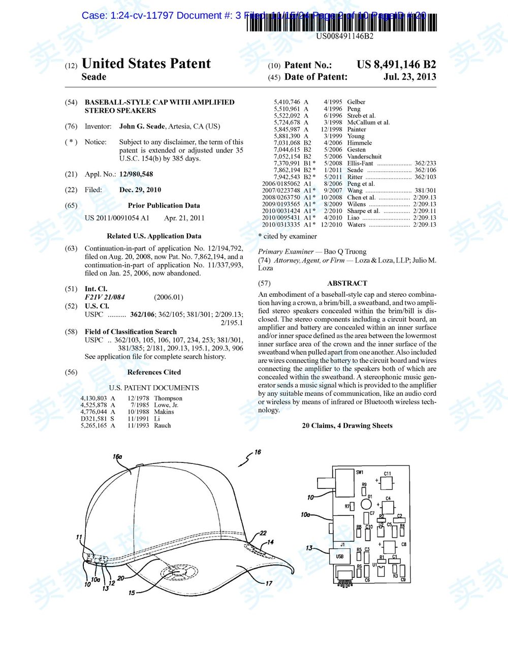 0003. (11-15-2024) Exhibit 2 by Audiowear Technology Corporation to Complaint for Patent Infringement_01