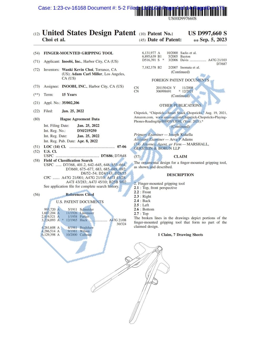 snactiv patent 1