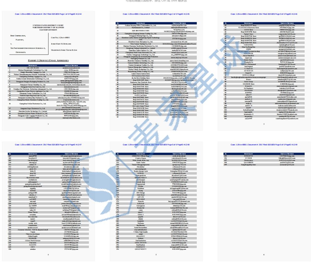 2026-cv-00011 bose corporation defendants list