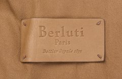 BERLUTIParisBrownLambskinLeatherBomberJacketEU50USMNEW6