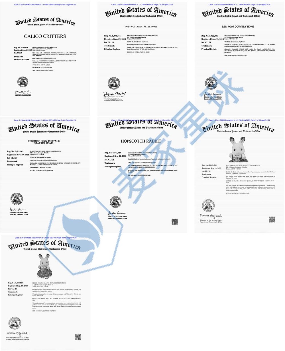 Calico Critters Trademarks