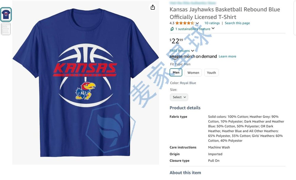 Collegiate Licensing Company violating product