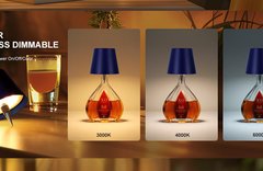 Cordless Rechargeable LED Bottle Stopper Lamp cover