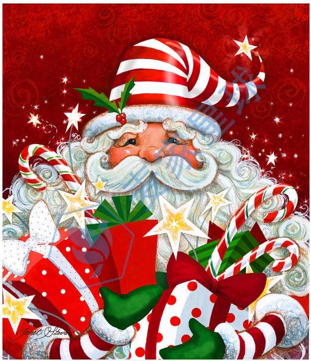Janet Stever Magical Santa Painting