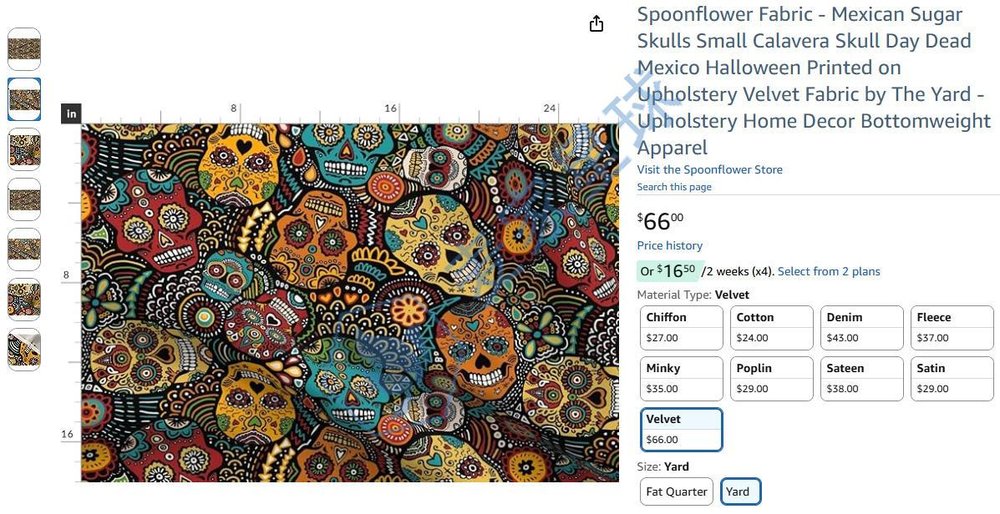 Lusy Elizabeth Mary Koror Mexican Sugar Skull Copyright Product