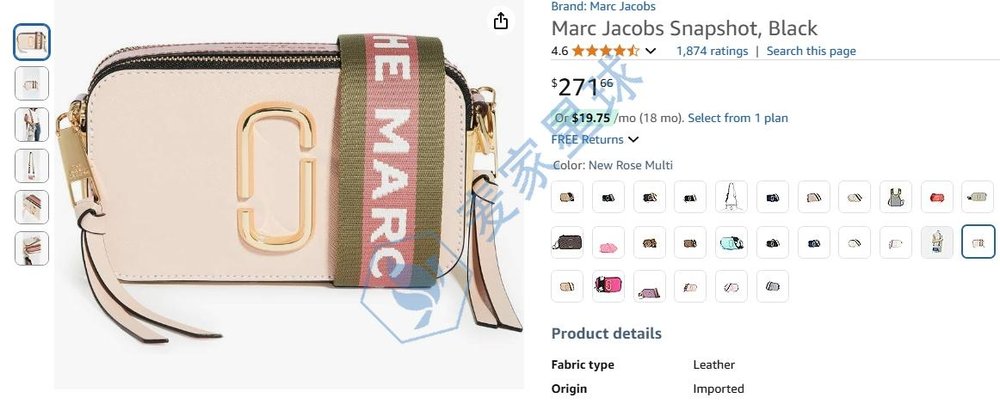MARC JACOBS BAG bLACK