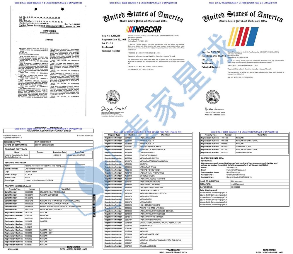 NASCAR Trademarks