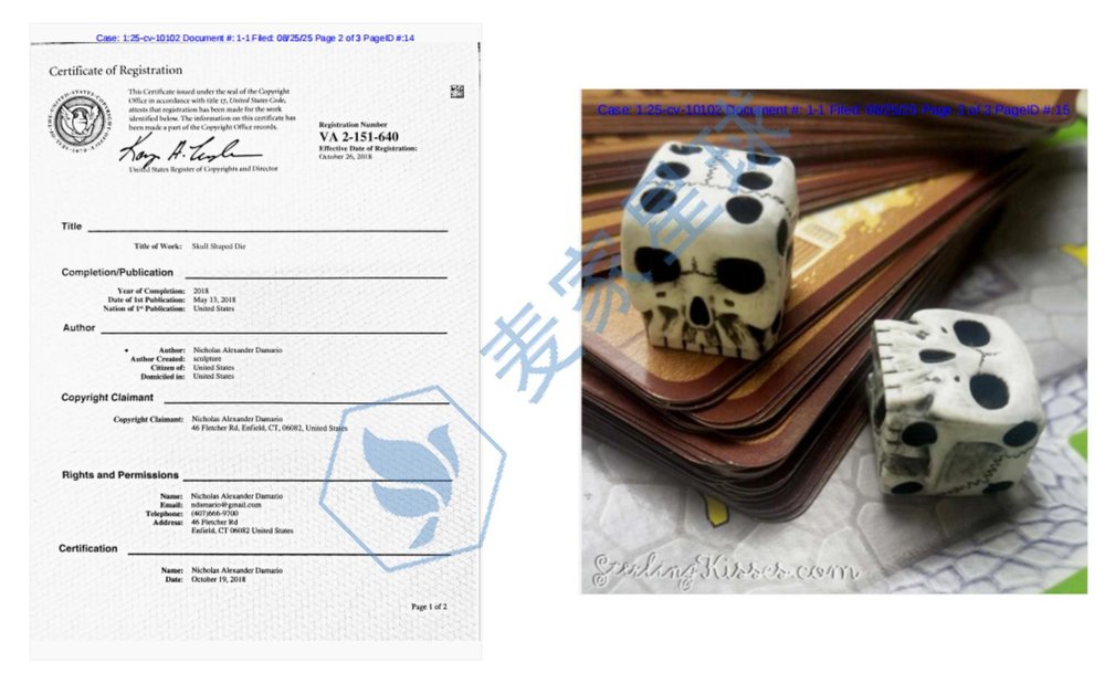 Nicholas Alexander Damario Skull Dice