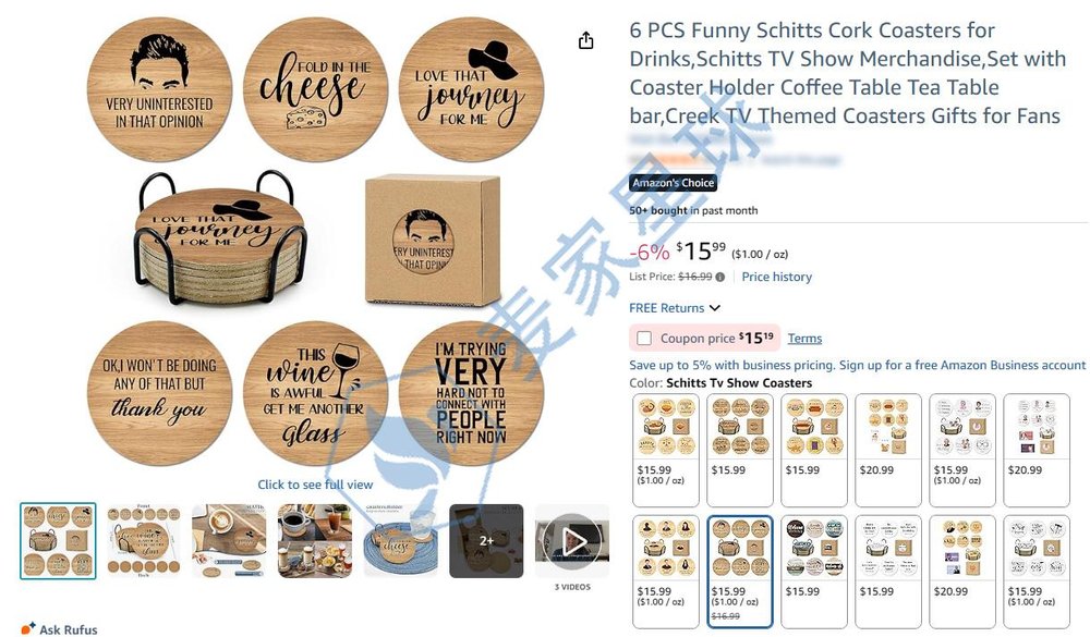 SCHITT’S CREEK Coasters