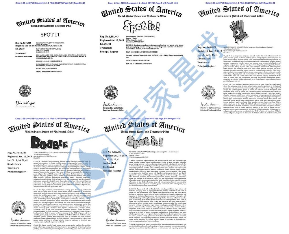 SPOT IT! TRADEMARKS