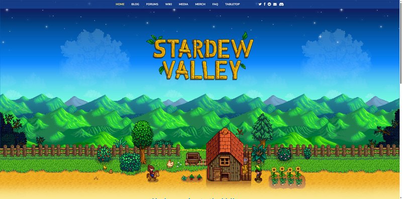 STRADEW VALLEY  official website