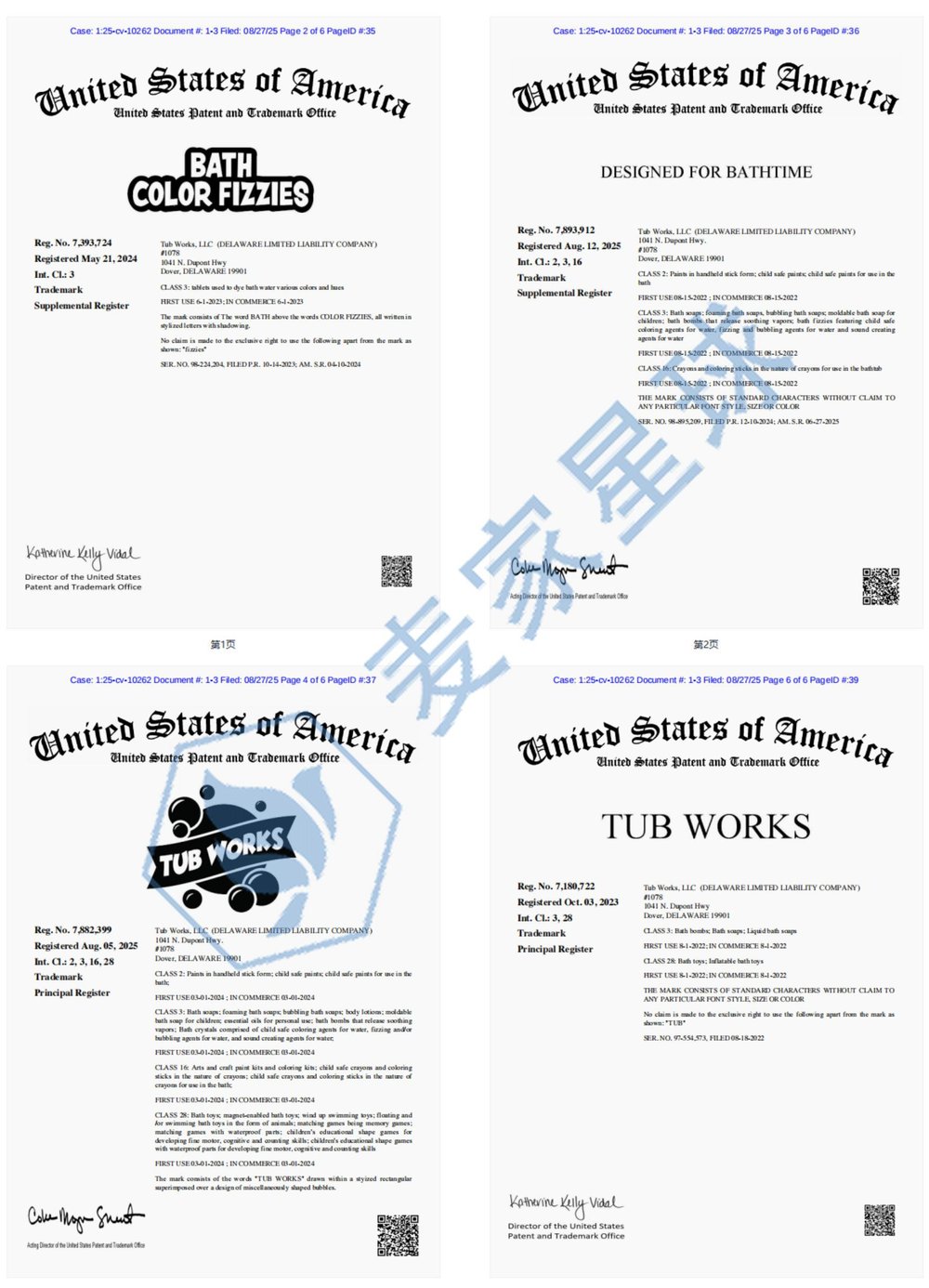 Tub Works Trademarks