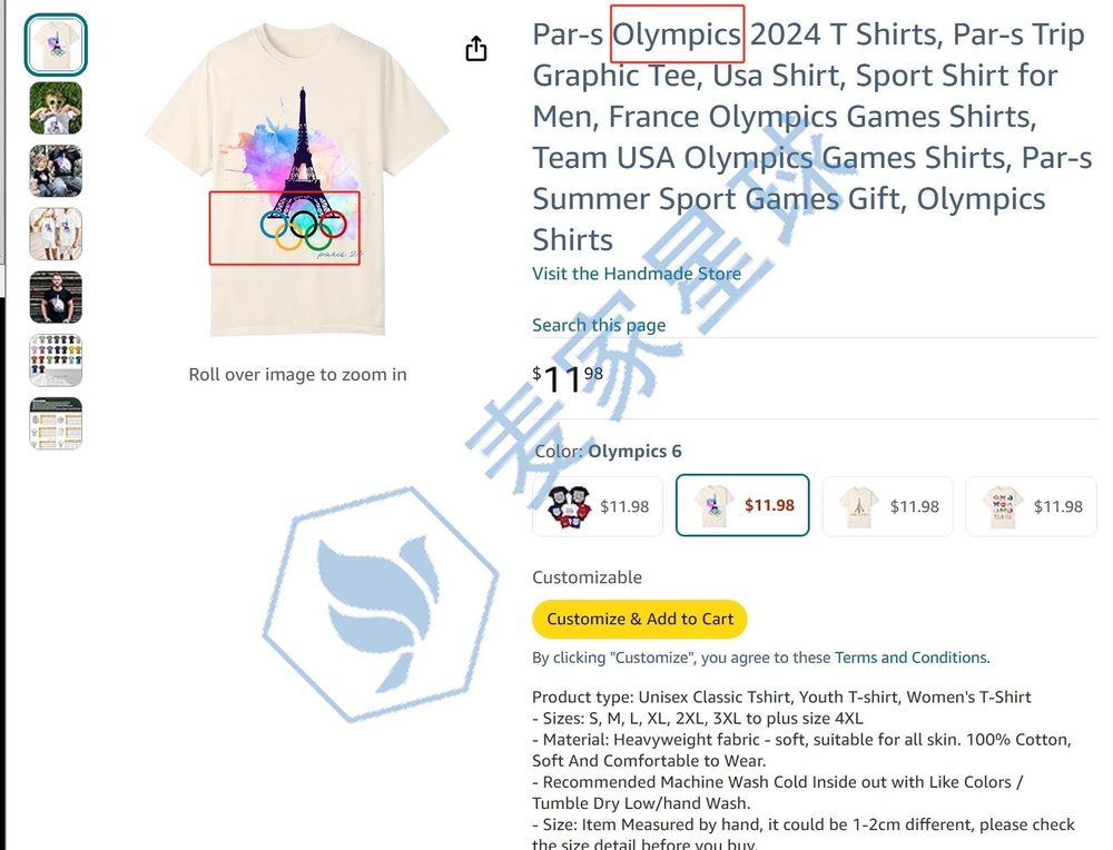 United States Olympic and Paralympic Committee trademarks product