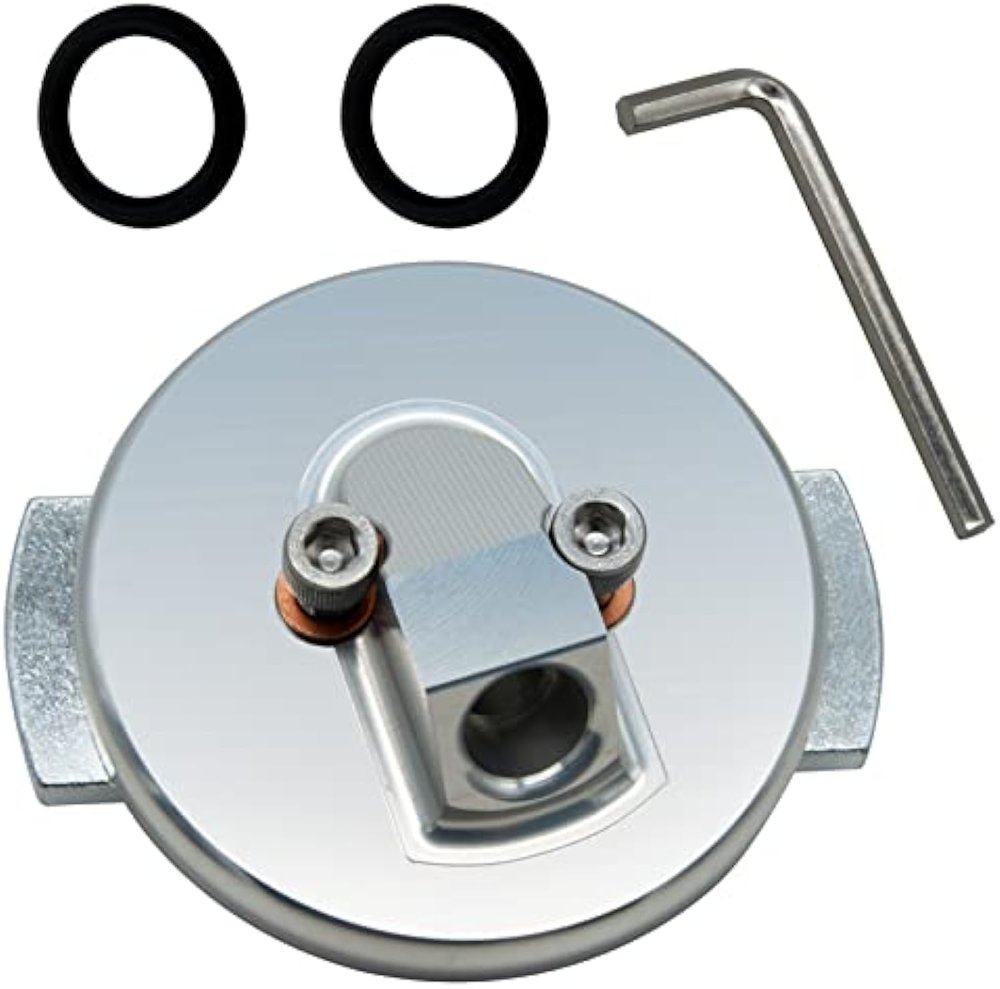 Oil dipstick adapter