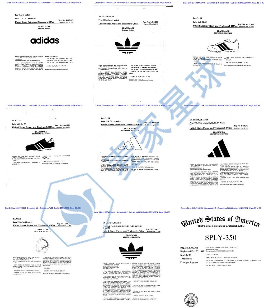 adidas trademark
