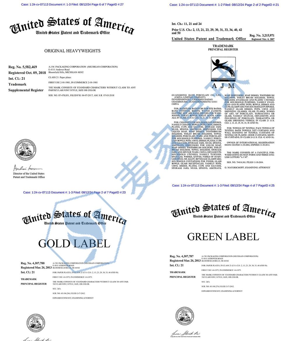 ajm trademarks