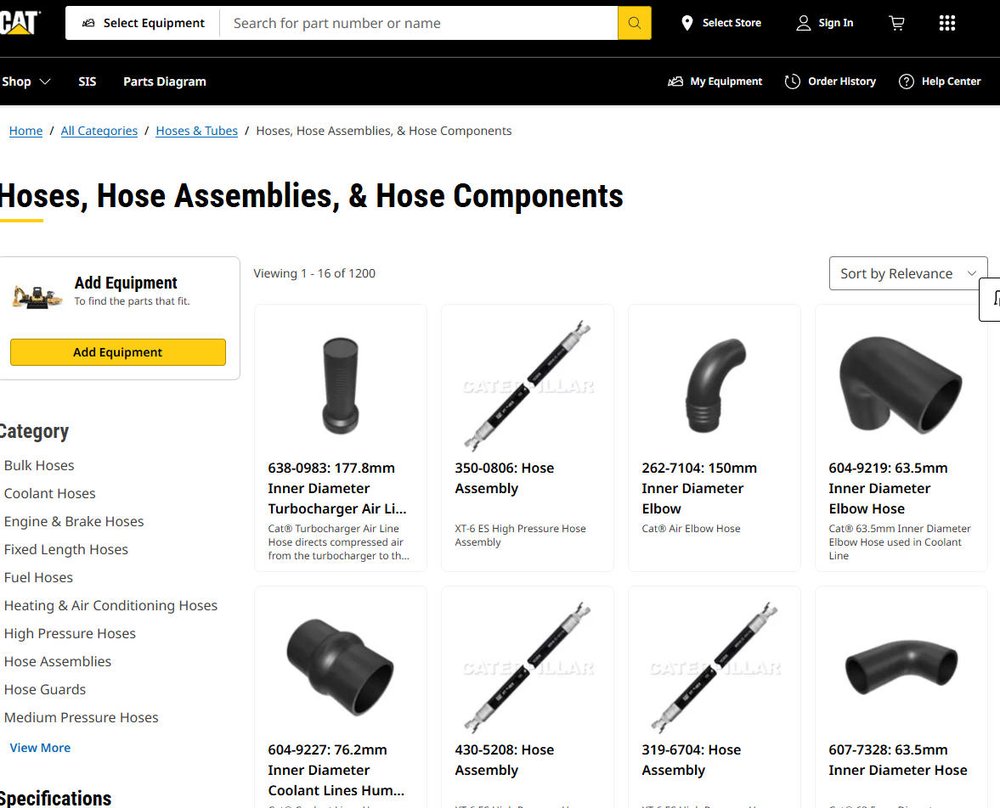 caterpillar website