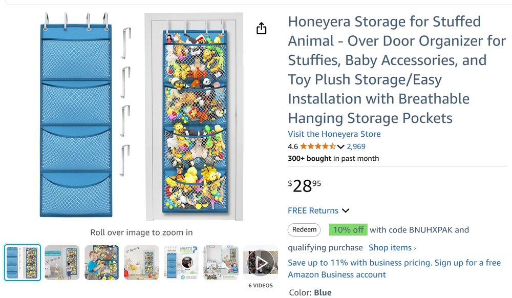 door hanger organizer cover
