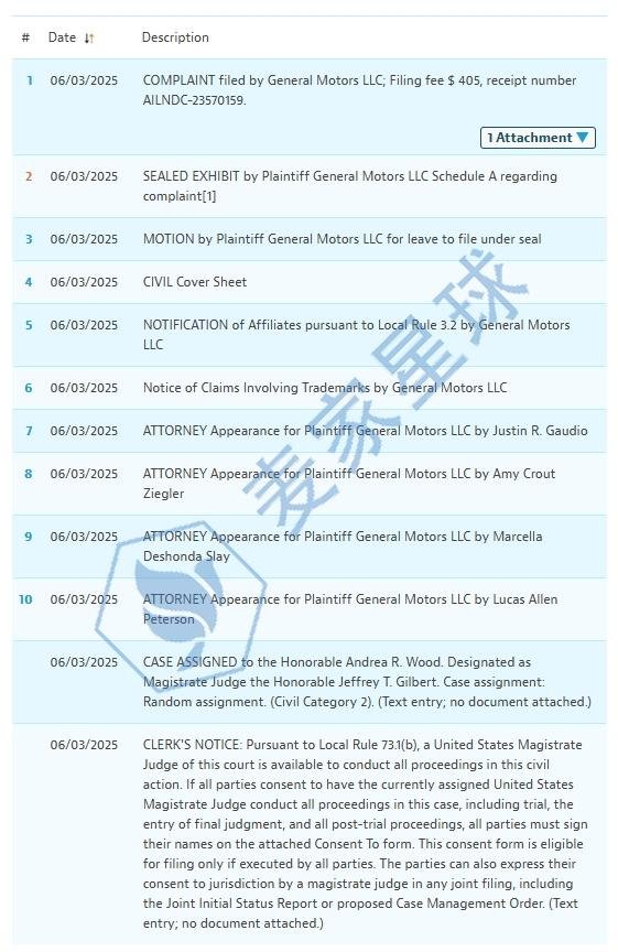 general motors trademark infringing 25-cv-06162